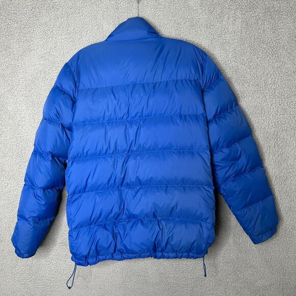 L.L.Bean Mens Goose Down Insulated Puffer Jacket M Blue Winter Warm Outerwear - Picture 5 of 11